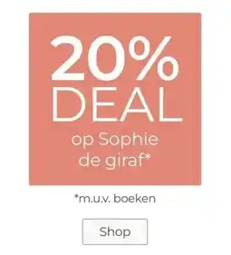 Prenatal 20% DEAL op Sophie de giraf* aanbieding