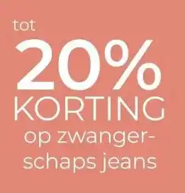 Prenatal 20% KORTING op zwanger- schaps jeans aanbieding