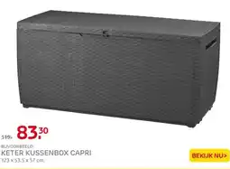 Praxis Keter kussenbox capri aanbieding