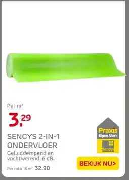 Praxis SENCYS 2-IN-1 ONDERVLOER aanbieding