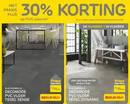 Praxis 30% KORTING op PVC vloeren* aanbieding