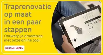 Praxis Traprenovatie op maat in een paar stappen aanbieding