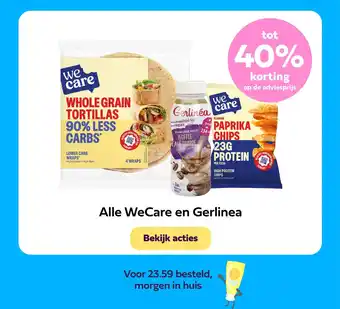 Plein.nl Alle WeCare en Gerlinea aanbieding