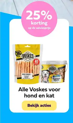 Plein.nl Alle Voskes voor hond en kat aanbieding