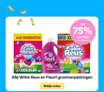 Plein.nl Alle Witte Reus en Fleuril grootverpakkingen aanbieding