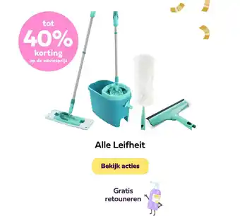 Plein.nl Alle Leifheit aanbieding