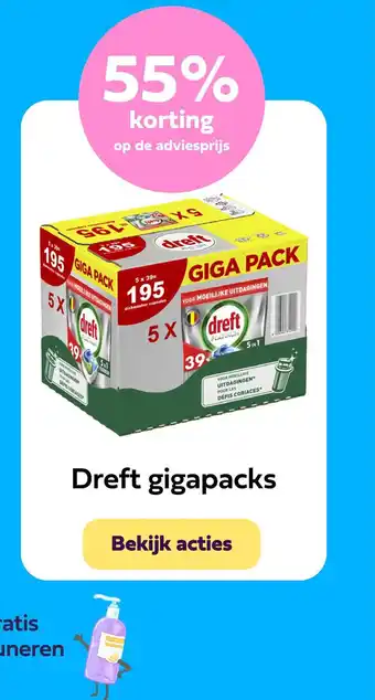 Plein.nl Dreft gigapacks aanbieding