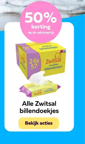 Plein.nl Alle Zwitsal billendoekjes aanbieding