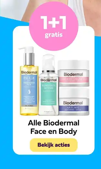 Plein.nl Alle Biodermal Face en Body aanbieding