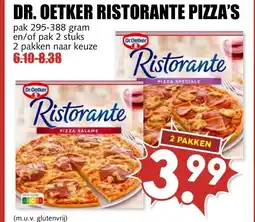 MCD Supermarkt DR. OETKER RISTORANTE PIZZA'S aanbieding