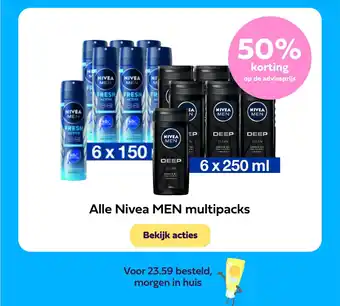 Plein.nl Alle Nivea MEN multipacks aanbieding