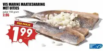 MCD Supermarkt VIS MARINE MAATJESHARING MET UITJES aanbieding