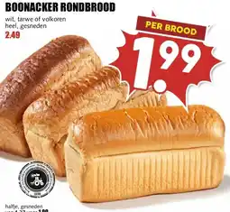 MCD Supermarkt BOONACKER RONDBROOD aanbieding