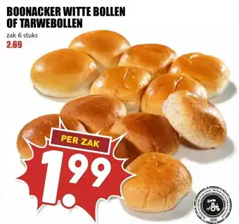 MCD Supermarkt BOONACKER WITTE BOLLEN OF TARWEBOLLEN aanbieding