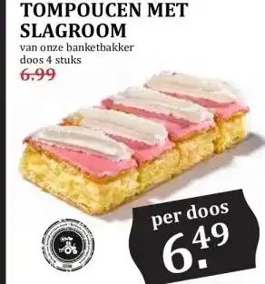 MCD Supermarkt TOMPOUCEN MET SLAGROOM aanbieding