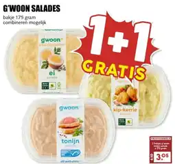 MCD Supermarkt G'WOON SALADES aanbieding