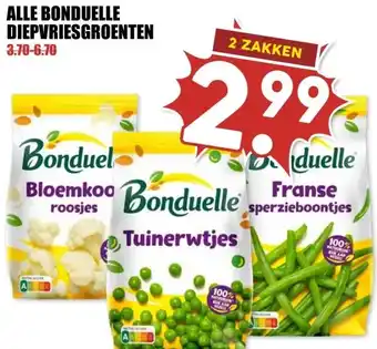 MCD Supermarkt ALLE BONDUELLE DIEPVRIESGROENTEN aanbieding