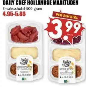 MCD Supermarkt DAILY CHEF HOLLANDSE MAALTIJDEN aanbieding