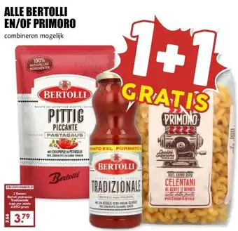 MCD Supermarkt ALLE BERTOLLI EN/OF PRIMORO aanbieding