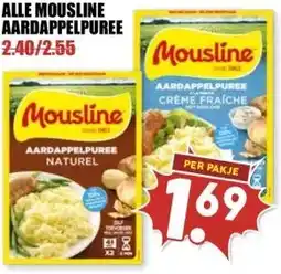 MCD Supermarkt ALLE MOUSLINE AARDAPPELPUREE aanbieding