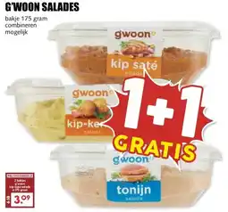 MCD Supermarkt G'WOON SALADES aanbieding