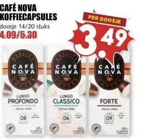 MCD Supermarkt CAFÉ NOVA KOFFIECAPSULES aanbieding