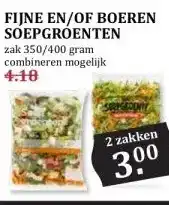 MCD Supermarkt FIJNE EN/OF BOEREN SOEPGROENTEN aanbieding