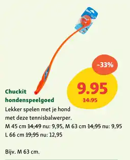 Maxi Zoo Chuckit hondenspeelgoed aanbieding