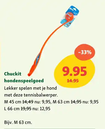 Maxi Zoo Chuckit hondenspeelgoed aanbieding