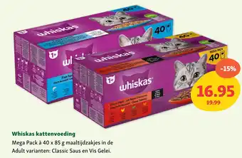 Maxi Zoo Whiskas kattenvoeding aanbieding