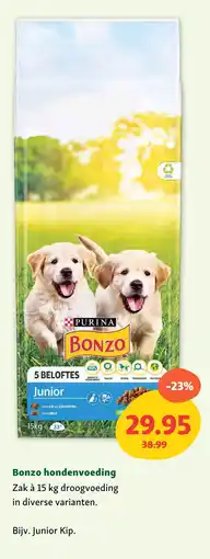 Maxi Zoo Bonzo hondenvoeding aanbieding