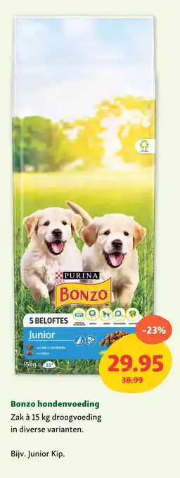 Maxi Zoo Bonzo hondenvoeding aanbieding