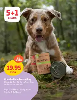 Maxi Zoo Grandorf hondenvoeding aanbieding