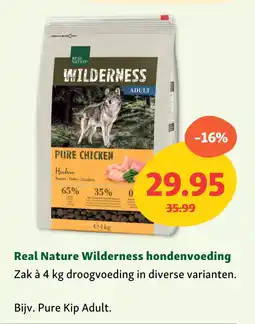 Maxi Zoo Real Nature Wilderness hondenvoeding aanbieding