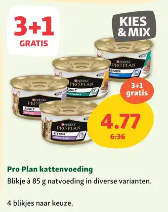 Maxi Zoo Pro Plan kattenvoeding aanbieding