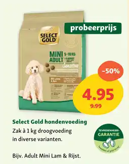 Maxi Zoo Select Gold hondenvoeding aanbieding