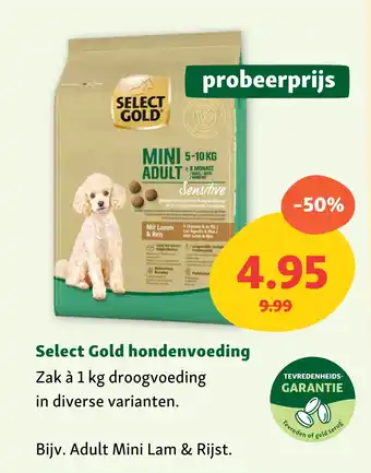 Maxi Zoo Select Gold hondenvoeding aanbieding