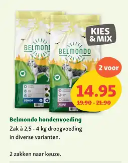 Maxi Zoo Belmondo hondenvoeding aanbieding