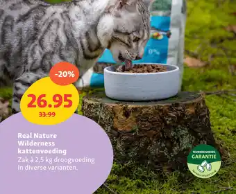 Maxi Zoo Real Nature Wilderness kattenvoeding aanbieding