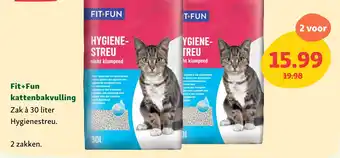 Maxi Zoo Fit+Fun kattenbakvulling aanbieding