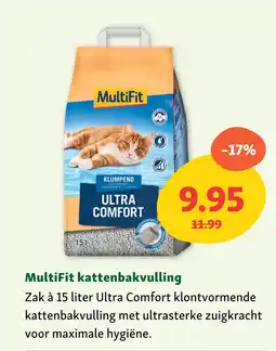 Maxi Zoo MultiFit kattenbakvulling aanbieding