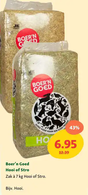 Maxi Zoo Boer'n Goed Hooi of Stro aanbieding