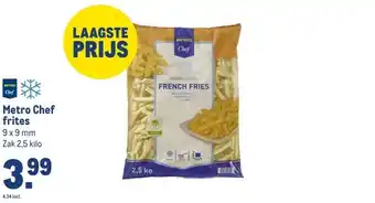 Makro Metro Chef frites aanbieding