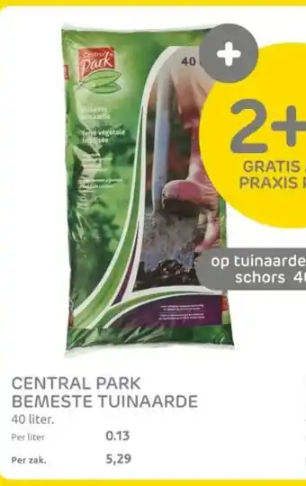 Praxis Central park bemeste tuinaarde aanbieding