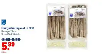 Makro Maatjesharing met ui MSC aanbieding