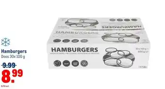 Makro Hamburgers aanbieding