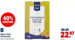 Makro Metro Chef frituurolie aanbieding