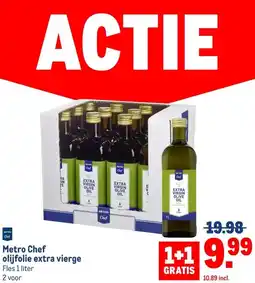 Makro Metro Chef olijfolie extra vierge aanbieding