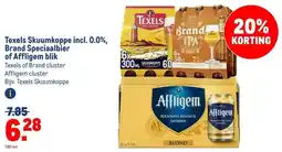 Makro Texels Skuumkoppe incl. 0.0%, Brand Speciaalbier of Affligem blik aanbieding