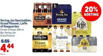 Makro Hertog Jan Speciaalbier, Grand Pilsener, Leffe of Hoegaarden aanbieding